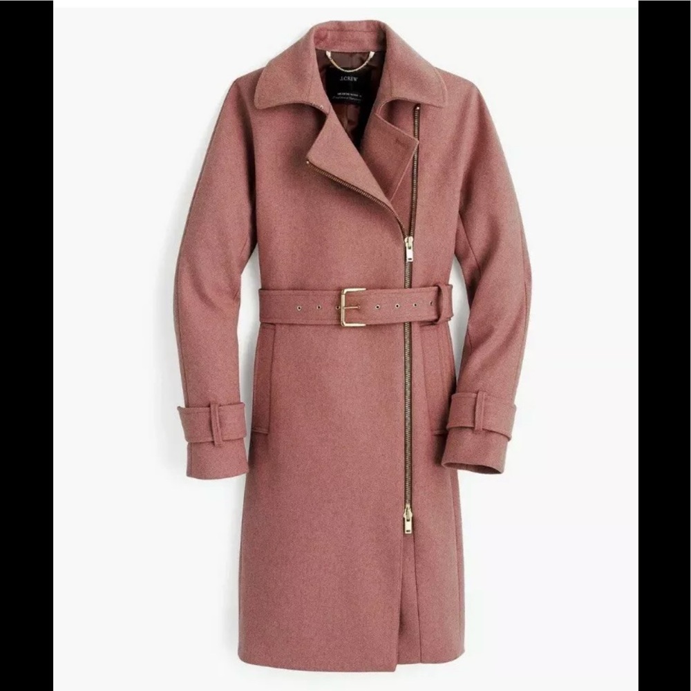 J crew Belted Coat sz 4